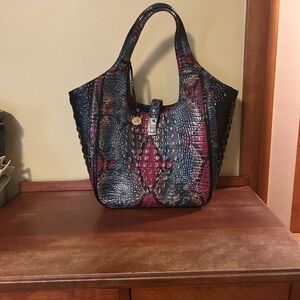 Brahmin Carla Market Tote with Gold Hardware